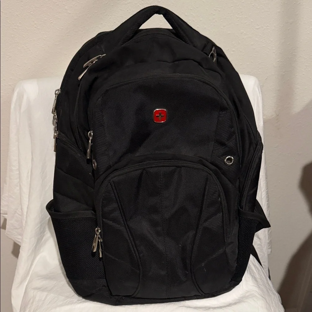 SwissGear Sleek Black Backpack